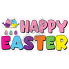 Statement - Easter - Happy Easter - Style D - Yard Card