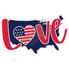 Statement - Love United States - Style A - Yard Card