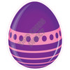 Egg - Purple / Pink - Style C - Yard Card