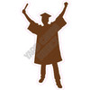 Graduation - Brown - Silhouette - Style A