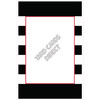 Frame - Black, White, Red - Style A - Yard Card