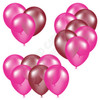 Balloon Cluster - Hot Pink & Burgundy - Yard Card