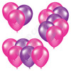 Balloon Cluster - Hot Pink & Purple - Yard Card