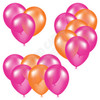 Balloon Cluster - Hot Pink & Orange - Yard Card