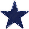 Star - Style A - Chunky Glitter Dark Blue - Yard Card