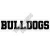 Statement - Mascot - Bulldogs - Black - Style A - Yard Card