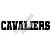 Statement - Mascot - Cavaliers - Black - Style A - Yard Card