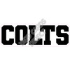 Statement - Mascot - Colts - Black - Style A - Yard Card