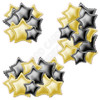 Foil Star Cluster - Black & Yellow Gold - Yard Card