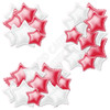 Foil Star Cluster - Red & White - Yard Card