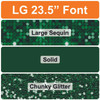 LG 23.5" Font - Dark Green - Yard Card(s)