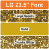 LG 23.5" Font - Yellow Gold - Yard Card(s)