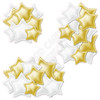 Foil Star Cluster - Yellow Gold & White - Yard Card