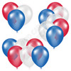 Balloon Cluster - Red, White & Medium Blue - Yard Card