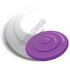 Disc - Purple - Style A - Yard Card