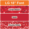 LG 18" Font - Red - Yard Card(s)