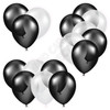 Balloon Cluster - Black & White - Yard Card