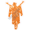 Graduation - Chunky Glitter Orange - Silhouette - Style F