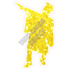 Graduation - Chunky Glitter Yellow - Silhouette - Style B