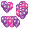 Balloon Cluster - Purple & Hot Pink - Yard Card