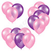 Balloon Cluster - Light Pink & Purple - Yard Card