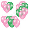 Balloon Cluster - Light Pink & Medium Green - Yard Card