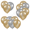 Balloon Cluster - Old Gold & Silver - Yard Card