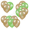 Balloon Cluster - Old Gold & Light Green - Yard Card