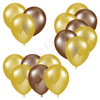 Balloon Cluster - Yellow Gold & Brown - Yard Card
