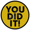 Statement - You Did It! - Yellow Gold - Style A - Yard Card