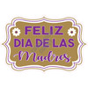 Statement - Feliz Dia De Las Madres - Old Gold & Purple - Style A - Yard Card