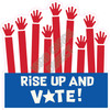 Statement - Rise Up And Vote - Style A - Yard Card