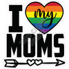 Statement - I Love My Moms - Style A - Yard Card