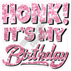 Statement - Honk! It's My Birthday - Chunky Glitter Light Pink - Style A - Yard Card