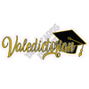 Statement - Valedictorian - Yellow Gold - Style A - Yard Card