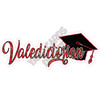 Statement - Valedictorian - Chunky Glitter Red - Style A - Yard Card