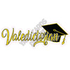 Statement - Valedictorian - Chunky Glitter Yellow - Style A - Yard Card