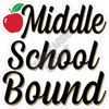 Statement - Middle School Bound - Old Gold - Style A - Yard Card