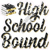 Statement - High School Bound - Chunky Glitter Yellow Gold - Style A - Yard Card