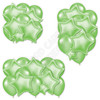 Balloon And Foil Star Cluster - Light Green - Yard Card