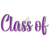 Statement - Class Of - Solid Purple - Style A - Yard Card