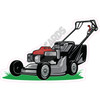 Lawn Mower - Style D - Yard Card