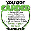 Round You Got Carded - Light Green - Style A - Yard Card