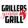 Statement - Grillers Gonna Grill - Style A - Yard Card