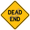 Dead End - Style A - Yard Card