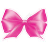 Bow - Style A - Solid Hot Pink - Yard Card