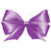 Bow - Style A - Solid Purple - Yard Card