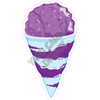 Snow Cone - Purple - Style A - Yard Card