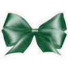 Bow - Style A - Solid Dark Green  - Yard Card