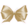 Bow - Style A - Solid Old Gold - Yard Card